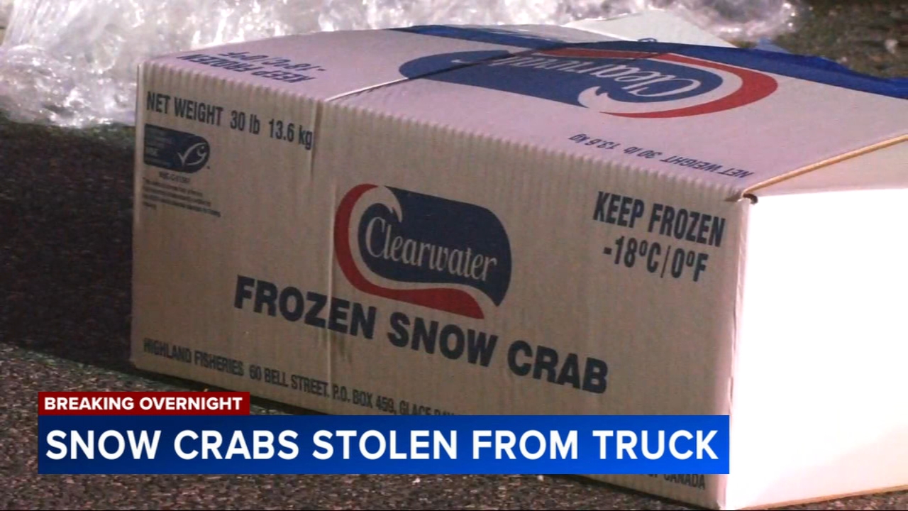 3K lbs. of crab legs stolen from semi in Southwest Philadelphia cargo heist
       — 6ABC Action News (Philadelphia)